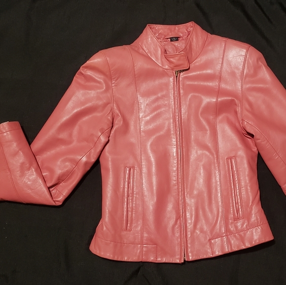 Moto genuine leather jacket - Picture 2 of 5